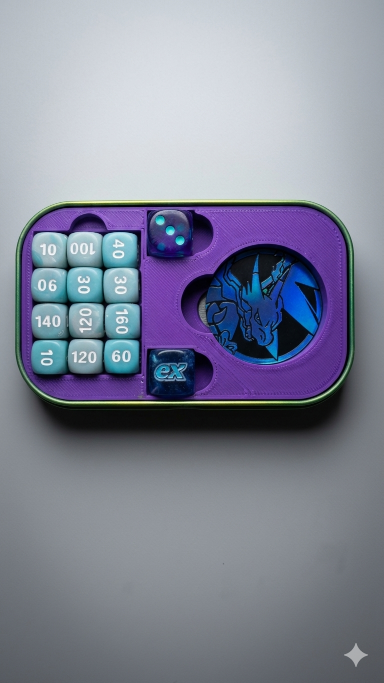 Pokemon Mini Tin Dice/Status Token Insert