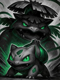 Bulbasaur & Venusaur Pokémon 3D Printed Hueforge Art